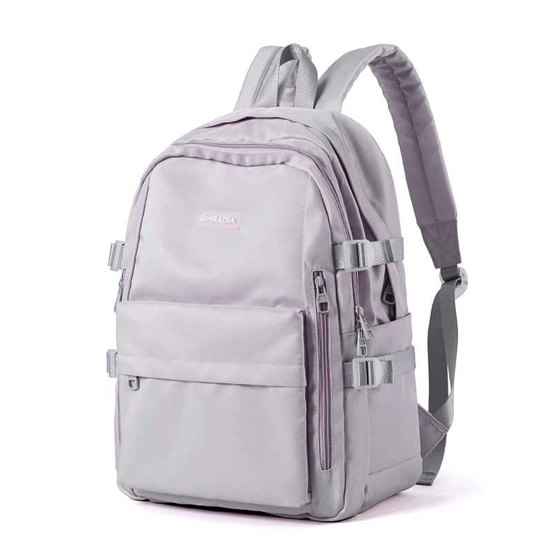 Large Capacity Custom Kids Backpack Waterproof School Bag Blue Black Khaki Hiking Daily Backpack for Boys and Girls