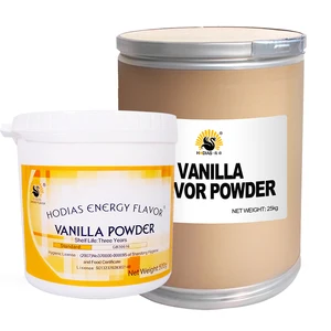Versatile Rich Creamy Pure Gourmet Vanilla Flavour Powder Essence for Baking Desserts Beverages Coffee Ice Cream