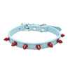 Red rivet light blue
