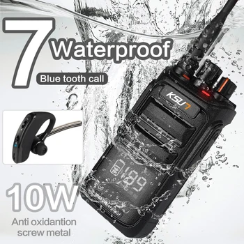 KSUN-X-P70 Professional Handheld Walkie Talkie, IP67 Waterproof