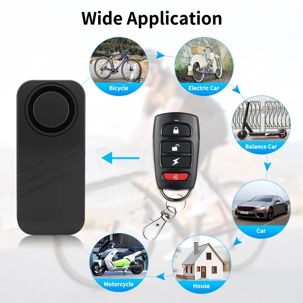 Alarme Antivol de Vélo avec Télécommande san fils -BOH - Cdiscount Sport