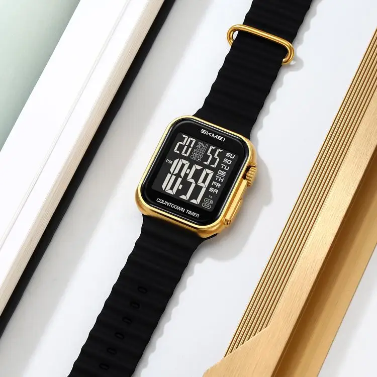 Nero) SKMEI Orologio Digitale Da Uomo Con Cronografo, Allarme - Foto 11