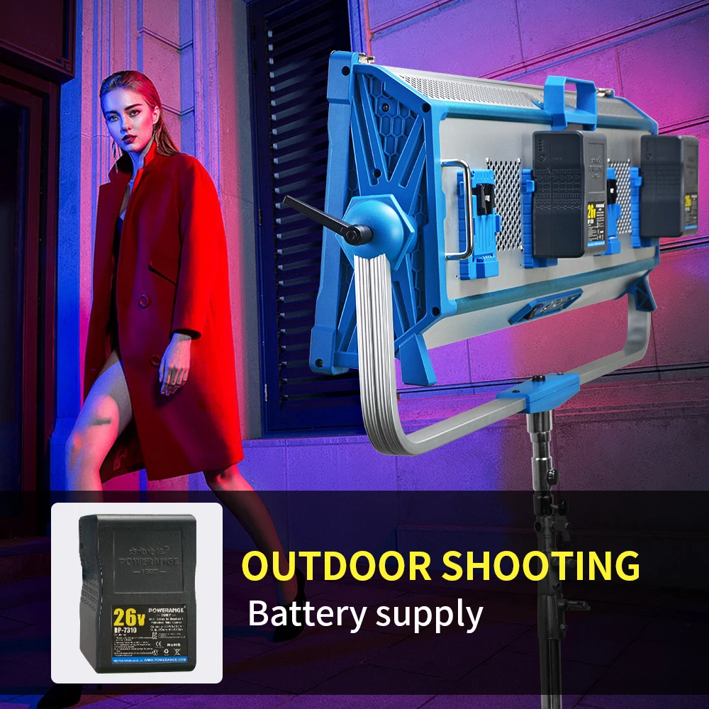 Factory selling! High CRI 500W New led rgb soft panel video production light studio photography camera lighting equipment stand