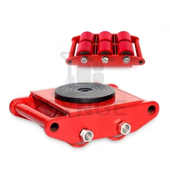 SYNGE 8t Capacity Mini Moving Skates Customizable Heavy Equipment Transport Ground Bull Cart with Steel Structure OEM Support