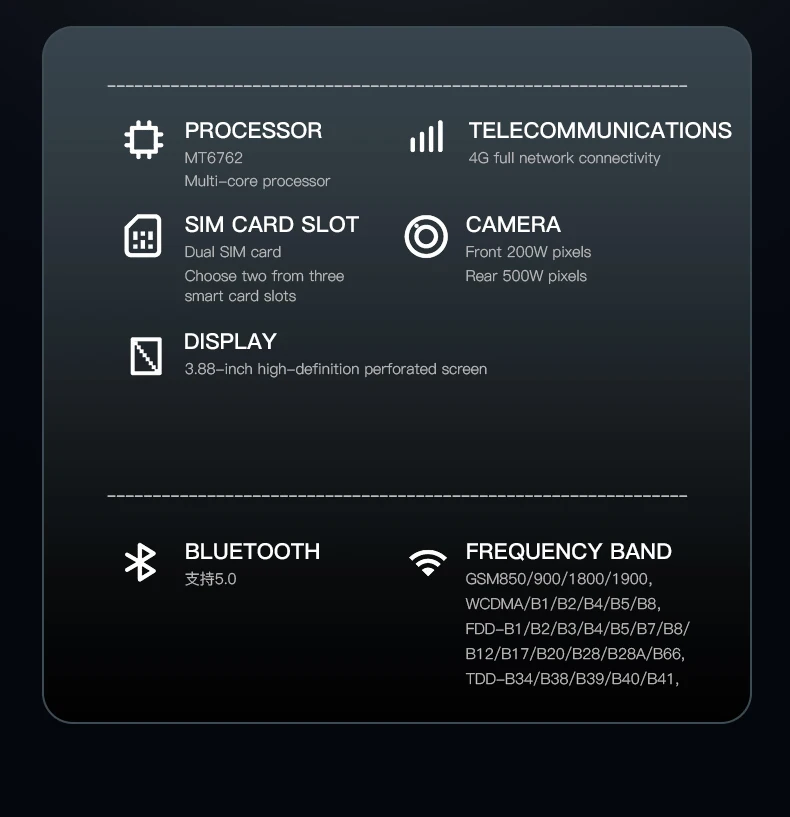 2025 XS19专业迷你手机3.88 “双sim卡3G + 32GB英语法语低价小尺寸美国4G法语西班牙语