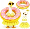 new arrival pink donut bikini 5-piece set