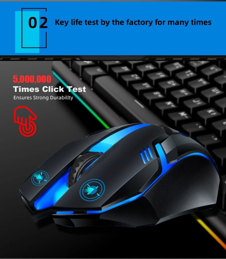 Bestselling Wired Usb Gaming Mouse 3d Rgb Ergonomic Optical Computer