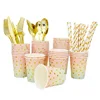 25 colorful paper cups