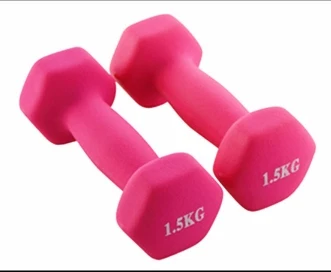 Хит продаж, гимнастический набор для гантелей весом 1,5 кг, продажа неопреновых гантелей, гимнастический набор гантелей с стойкой
