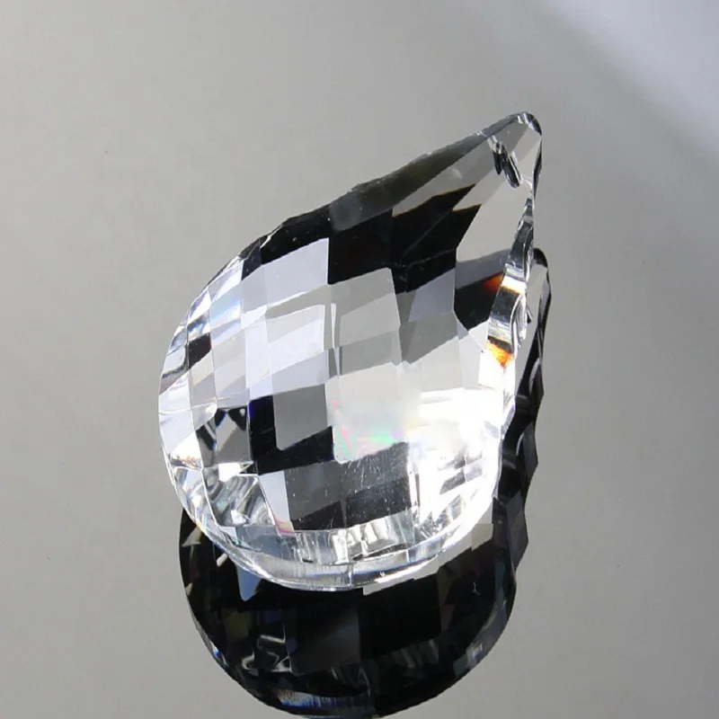 Wholesales Glass Balls Faceted Multi Color Light K9 Clear Hanging Crystal Chandelier Ball