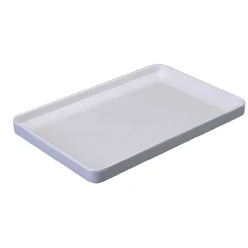Customized restaurant  bread cosmetic serving printed white Melamine Tray