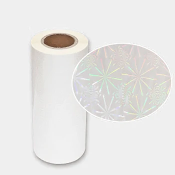 Hot Transparent Holographic Lamination Film Laser Film Thermal Lamination Film