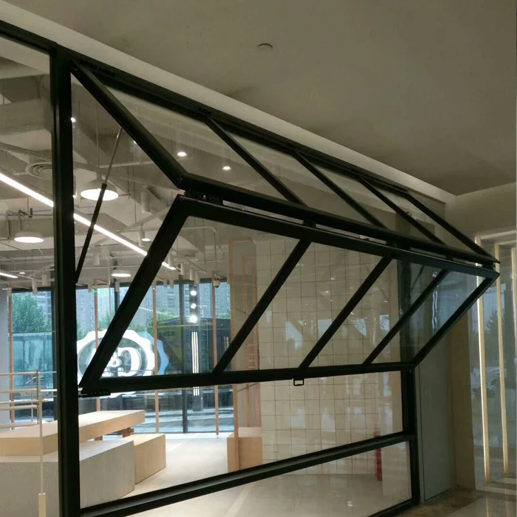 Aluminium Vertical Folding windows Push up Fold up Window