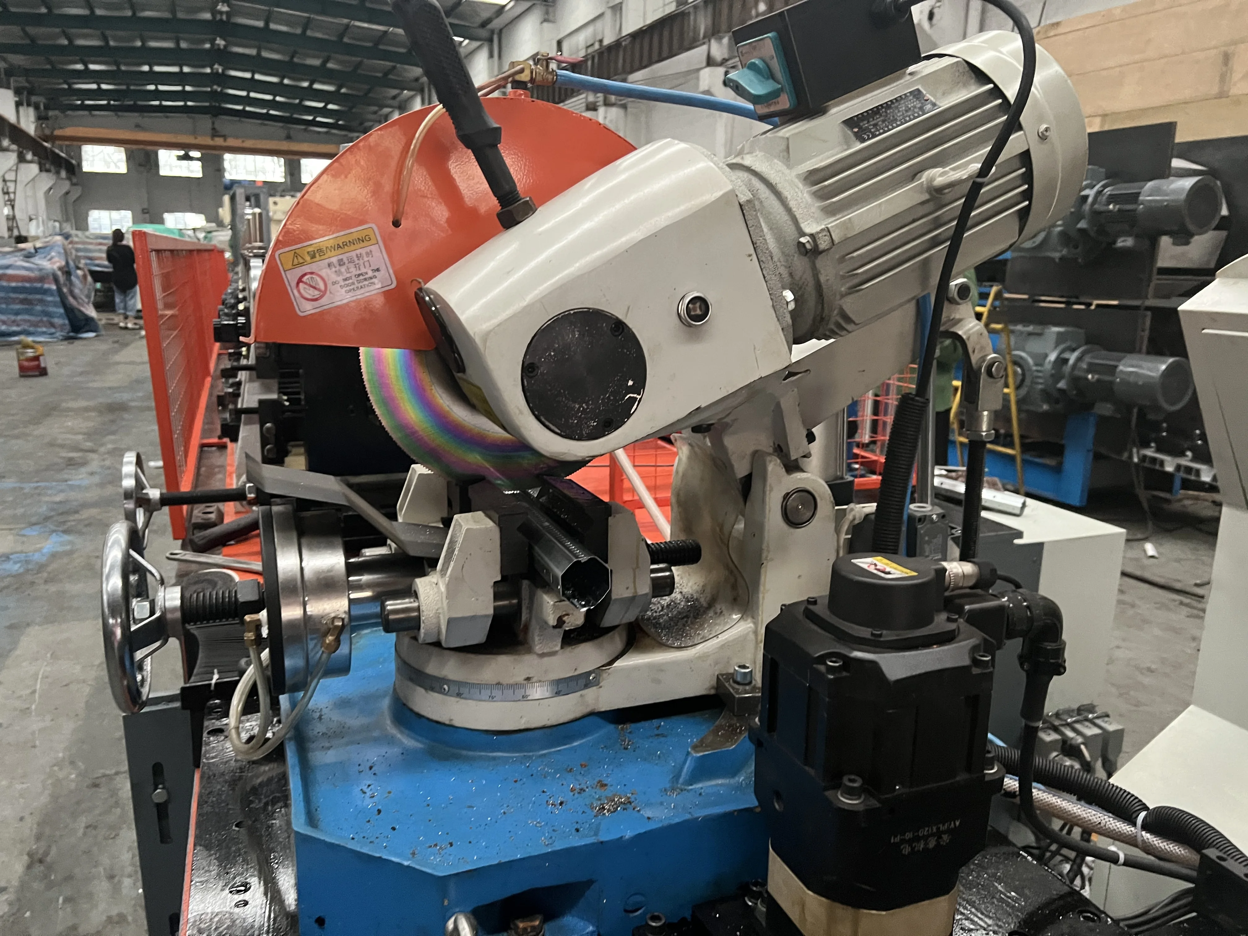 Octagonal Pipe Full Automatic Roll Forming Machine Water Cooling 40mm 50mm 60mm