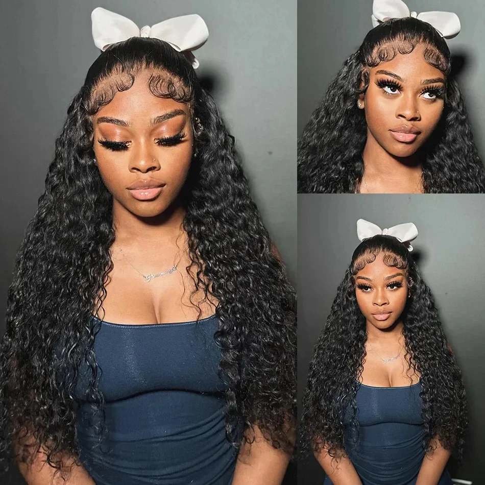 Parrucca lace front deep wave in capelli veri per donna_voghion.com
