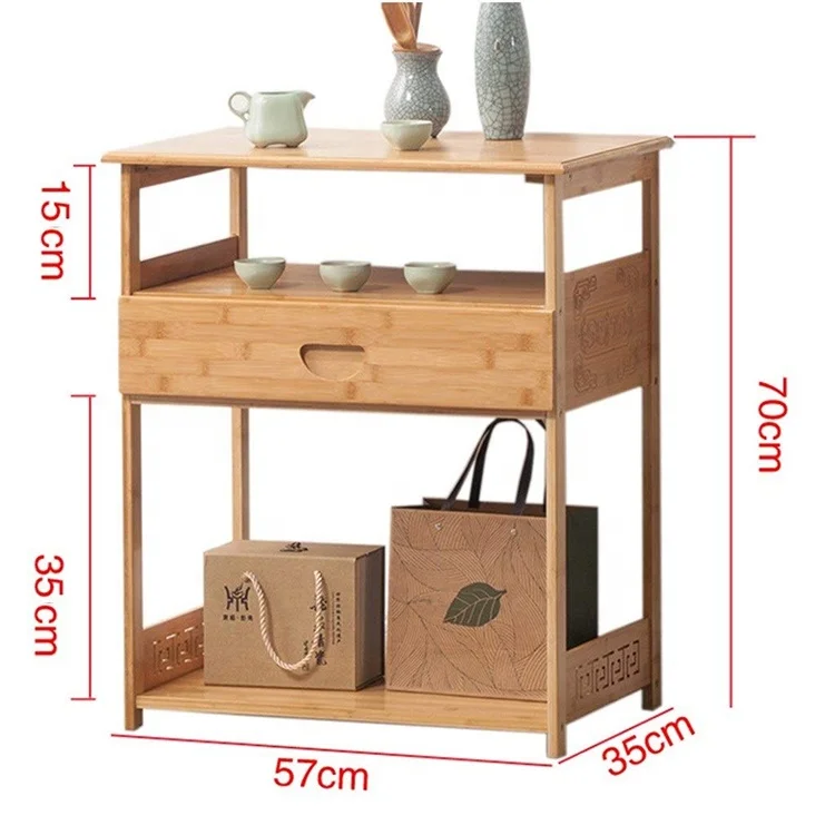 Кофейный столик, диван, бамбуковый боковой столик, домашний будильник, прикроватный столик для гостиной, балкона, квадратный