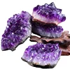 Purple amethyst cluster