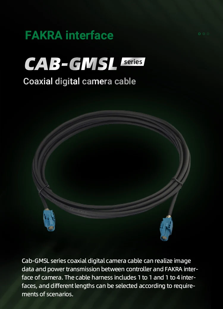 Cabgmsl Coaxial Cable For Rear View 360 Surround Bird View Vehicle