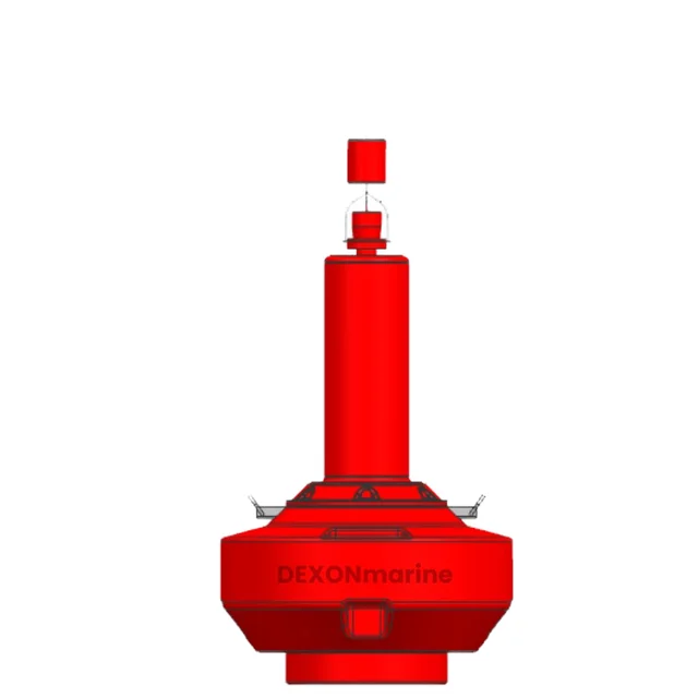 1200mm Diameter Red Lateral Floating Beacon Water Navigation Buoy Made of LLDPE Marine Supplies