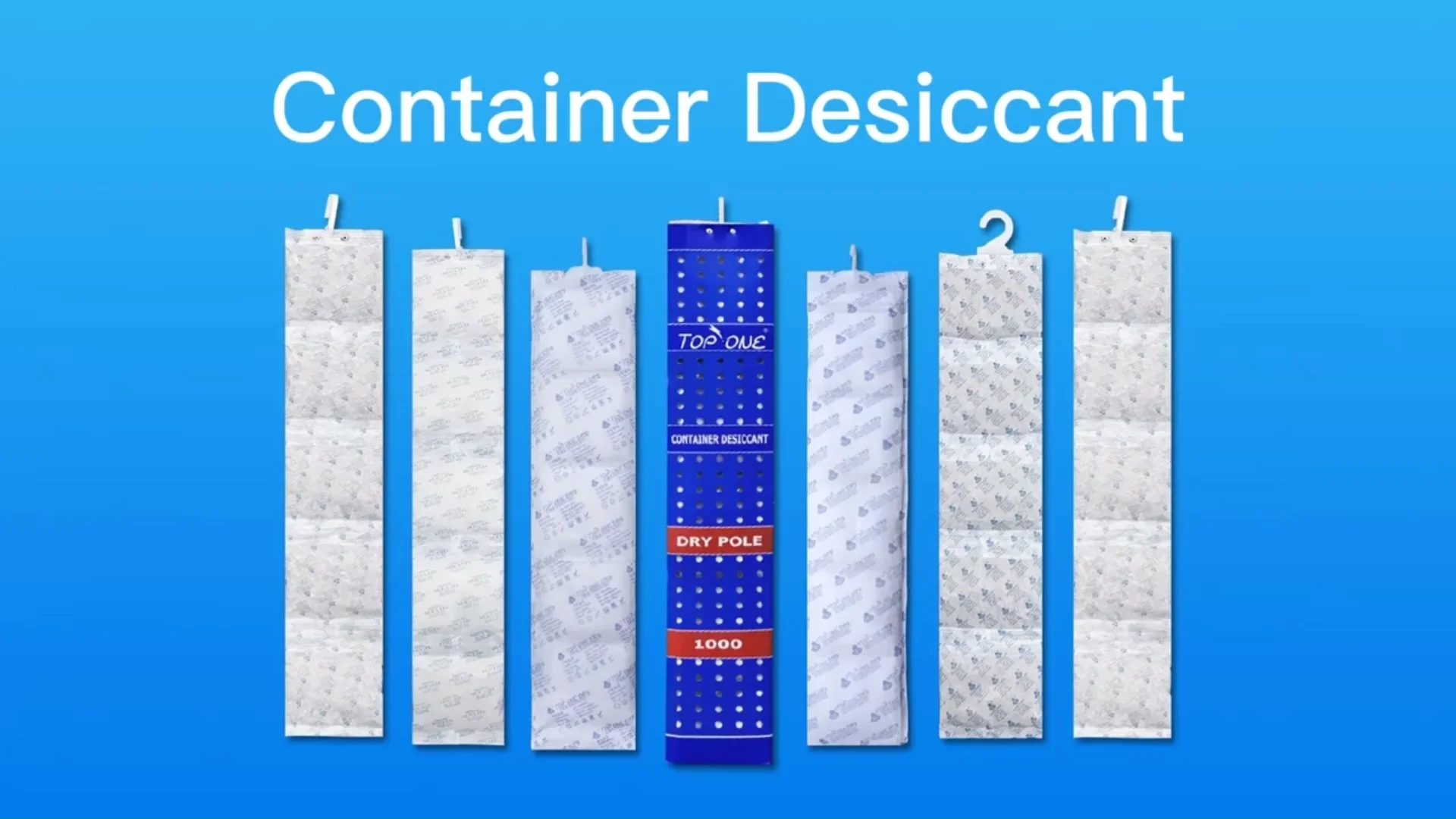 Hanging Shipping Desiccant Bag 1kg Container Desiccant Bag Drying Strip