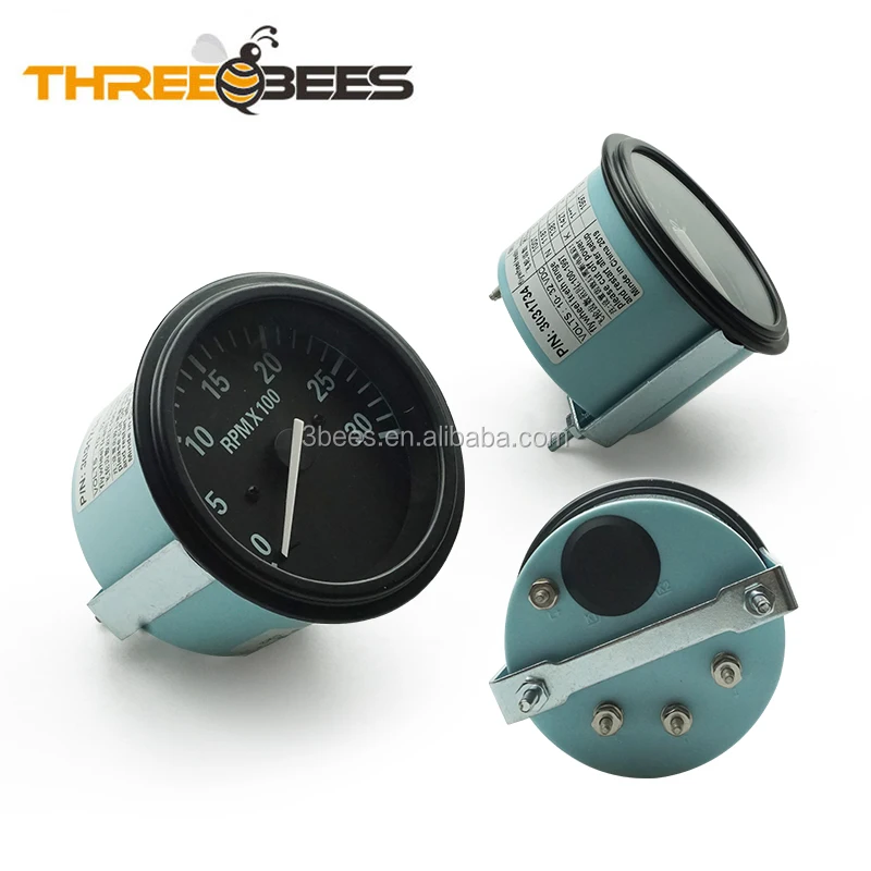 Diesel Engine VDO Gauge Tachometer Digital RPM Meter 3031734 Generator Speed Gauge