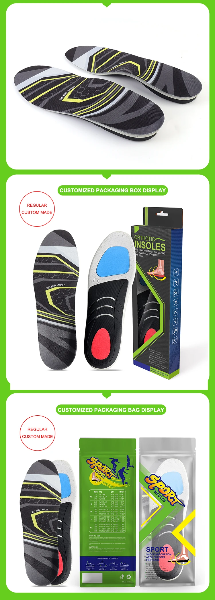 product joghn hard orthopedic adjustable sports foot support cycling insole sublimation printing insole graphene jumping insole-43