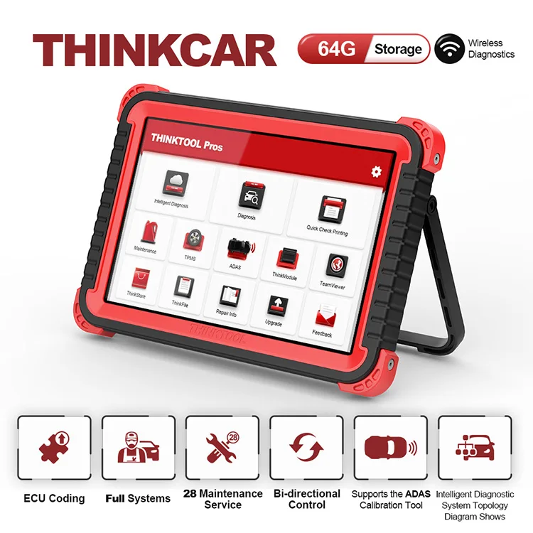 THINKCAR THINKTOOL PROS 車両フルシステムADASキー プログラム可能ECU 