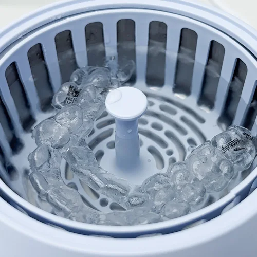 Dental Mini Ultrasound Cleaner Machine 45000hz High Frequency Vibration