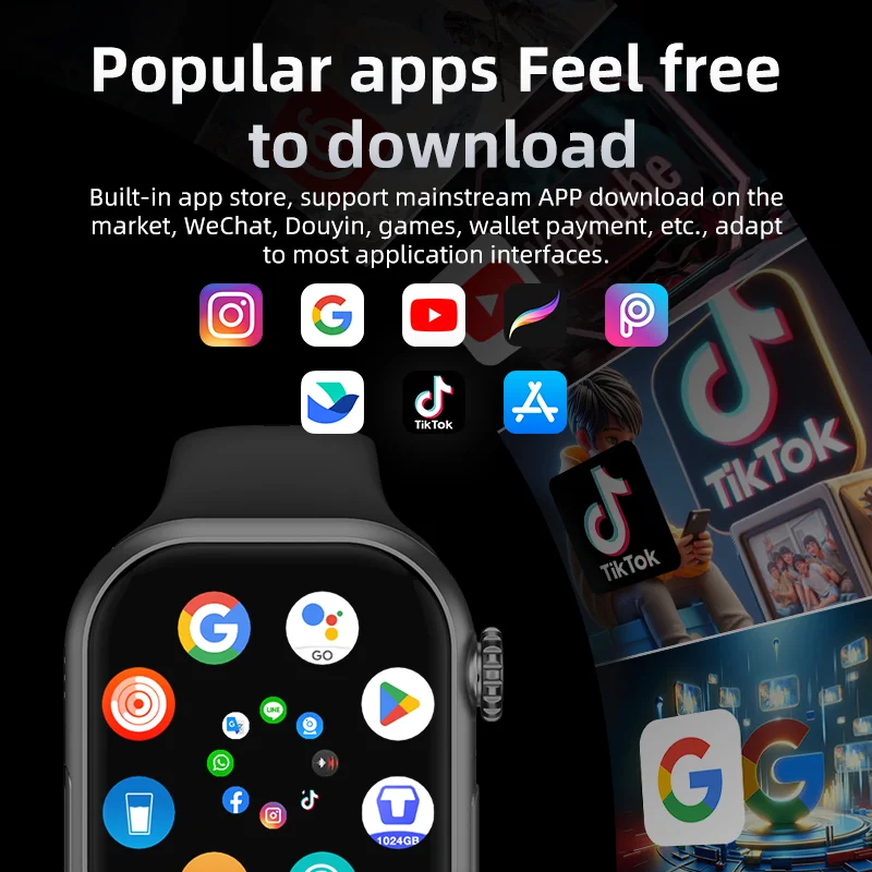 HOWEAR HW - S10 CALL Smartwatch | 4 + 64GB Large Memory, Dual - Camera, 5G+ Multi - Functions
