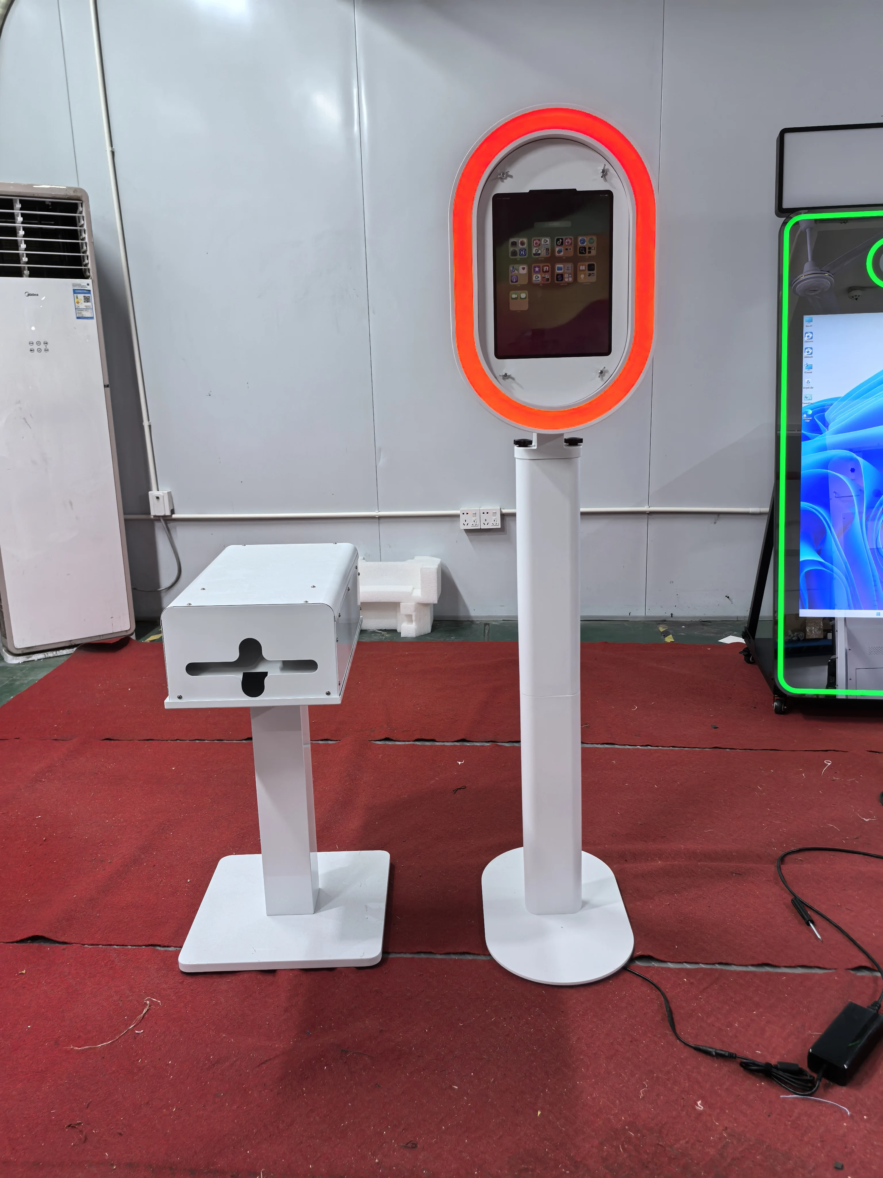 Newest Portable Wedding Magic Touch Screen 360 Automatic Selfie Machine Mirror Photo Booth Kiosk Photobooth With Printer