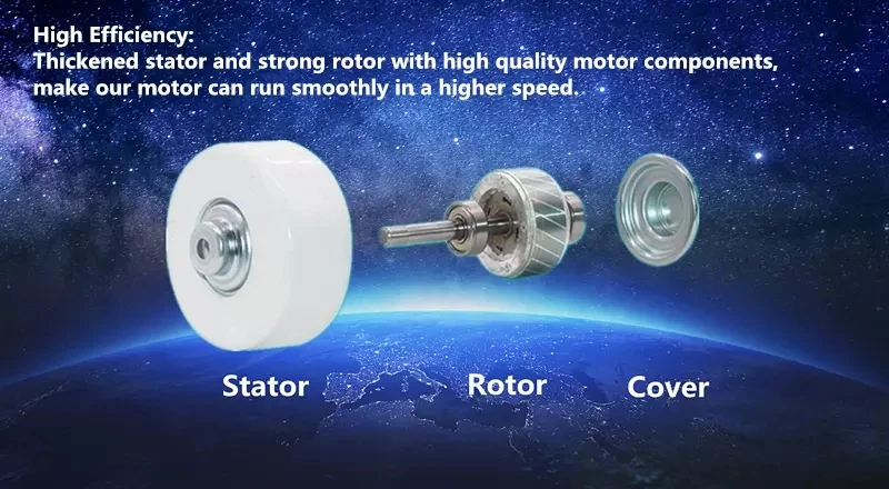 Double Ball Bearing, Asynchronous Motor, 1350~3000RPM - detail 26