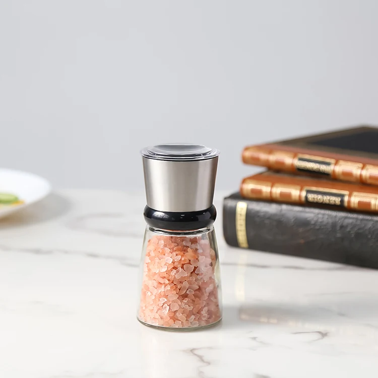 CHINAGAMA Stainless Steel Spice Mill Salt and Pepper Grinder for Cooking Salt & Pepper Shaker Pepper Mill Salt Grinder