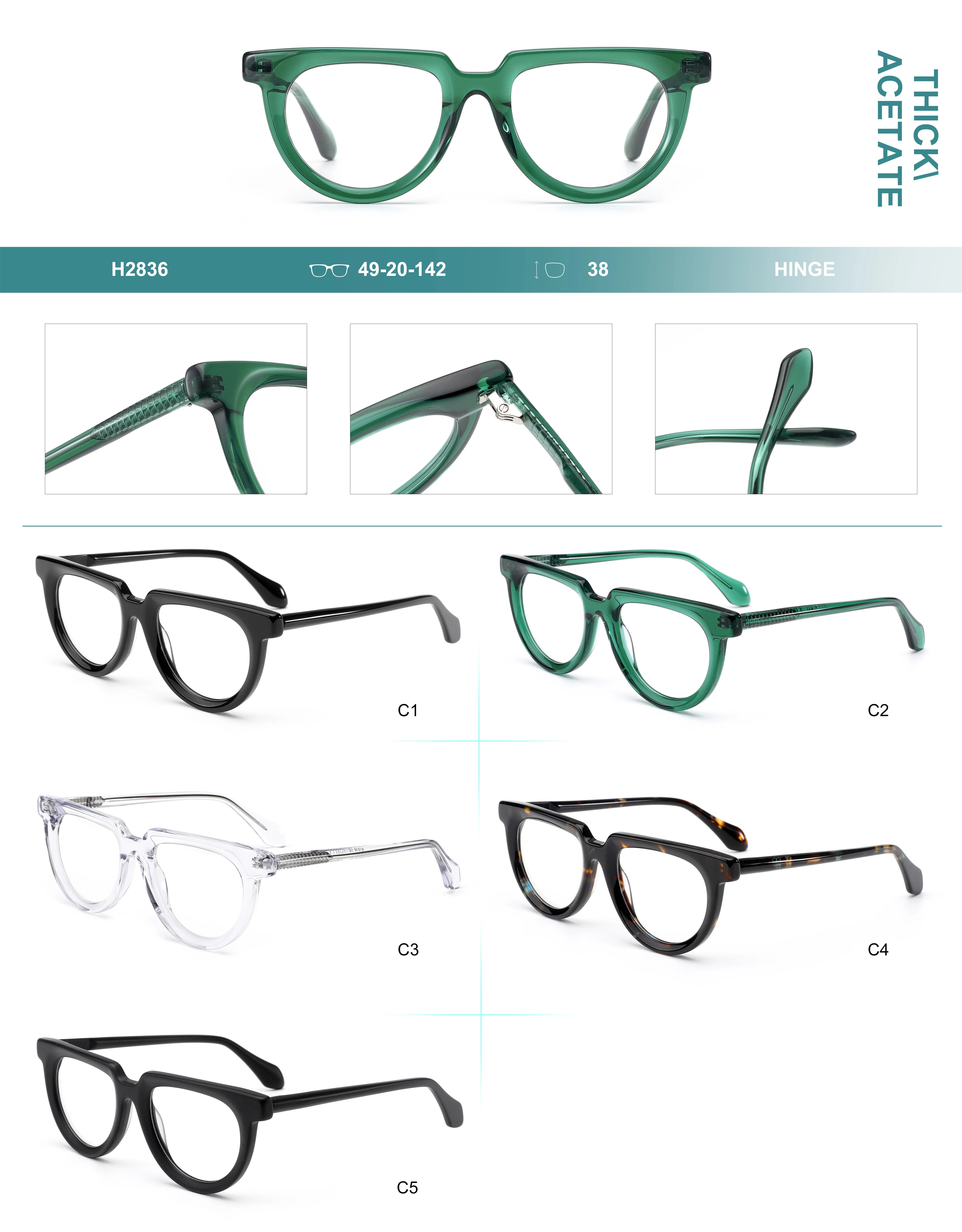 Eyeglasses Frames Thick Round Thick Square Eyeglasses Frame Eye Glasses ...