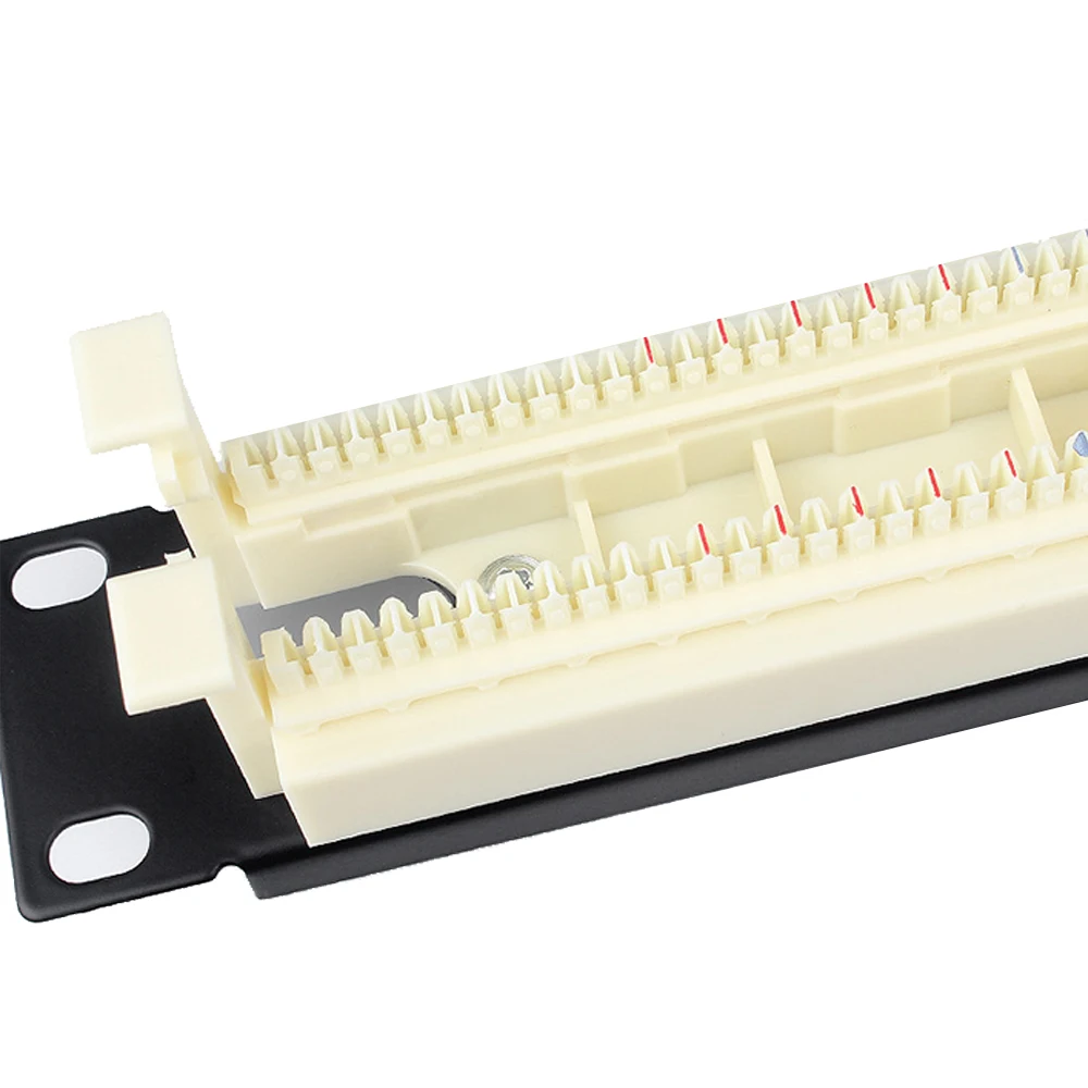 Best Price & Premium Quality 19" 1U 50-pair 110 Patch Panel for Network Installation factory