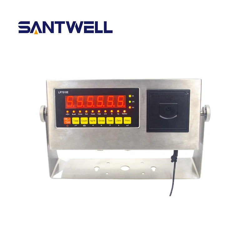 LP7510P Electronic Digital Weight Scale Indicator with Label Printer Weighing Indicator