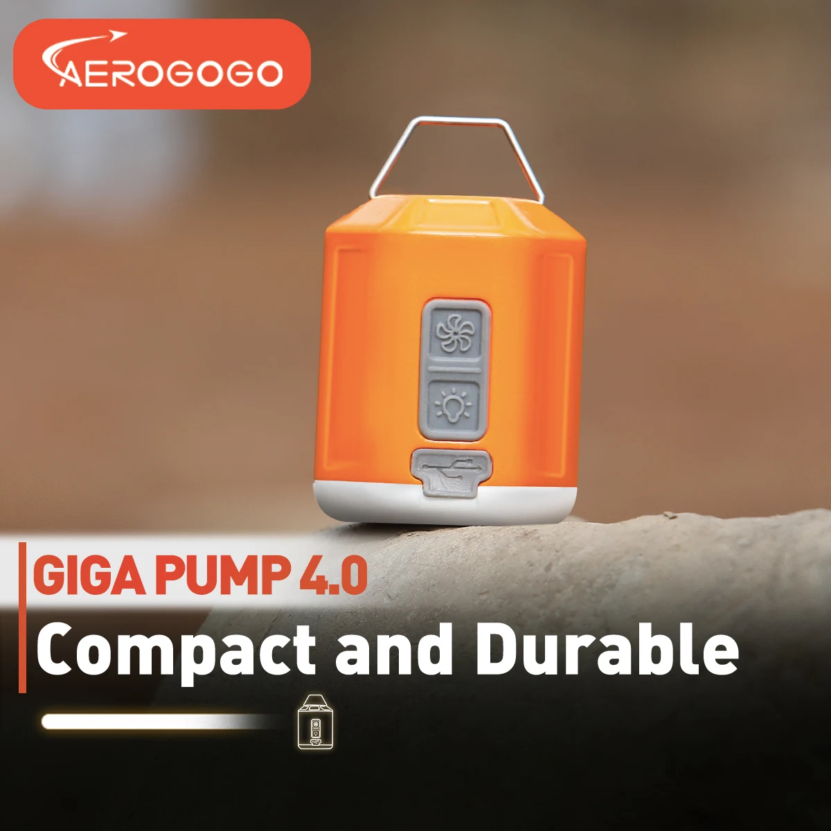 Gadget Da Esterno Pompa GIGA 4.0 Mini Pompa Ad Aria Materassino Da