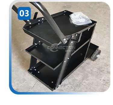 Mechanical Mobile Welding Machine Trolley With Rotating Wheel Service ...