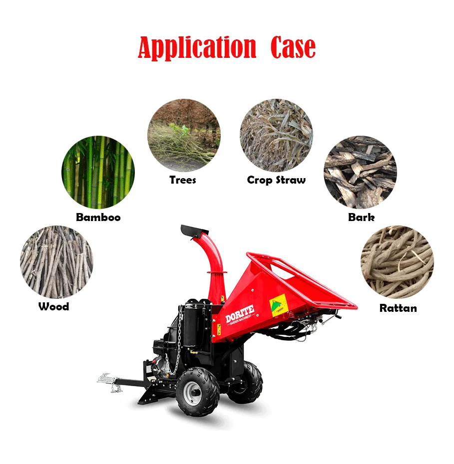 15HP K-MAX Power Wood Chipper - Efficient & Reliable