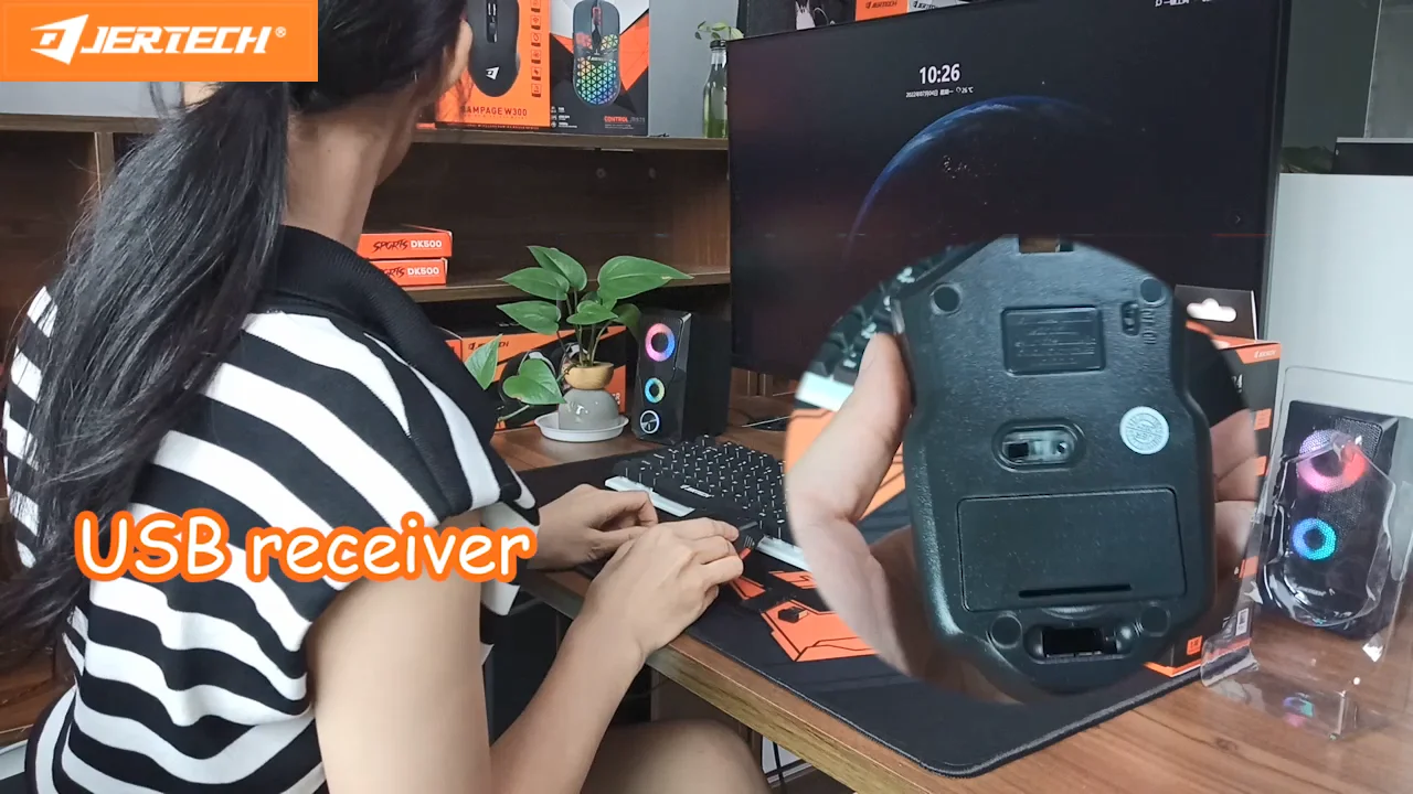 Jertech JR4 Wireless Gaming Mouse - High-Tech & Affordable