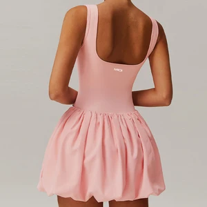 Custom Size Breathable Gym Golf Bodysuit Dress Fitness Tennis Clothes Women's Golf Workout Tennis Dress