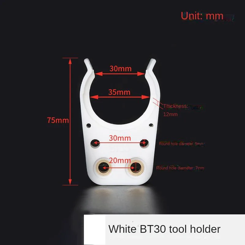 TEBAK Change Knife Holder Automatic Tool Change Holder BT30 BT40 Iso20/25 Iso30 CNC Knife Tool Clips Fork for Toolholder Fixture