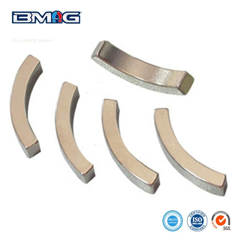 Neodymium Arc | Segment | Motor Magnets for Wind Generators N35/N38/N40/N42/N45/N48/N50/N52