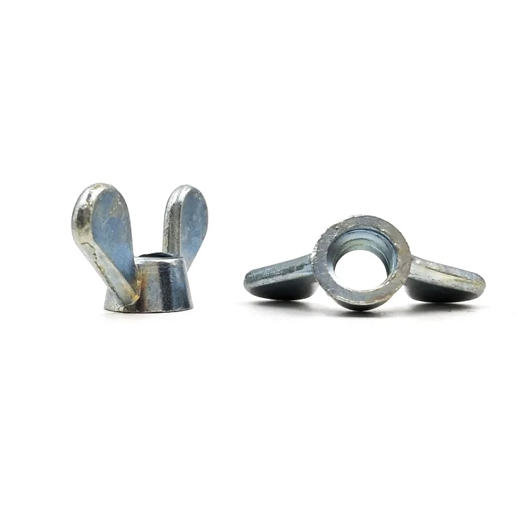 plastic wing nut M8 M10 SS304 Butterfly Nuts Precision Casting DIN315 Stainless Steel wing nut