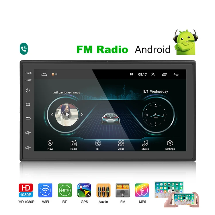 Camecho 2 Din Car Video Android 9.1 Radio 2.5d Stereo Autoradio Gps Wifi Bt Fm Usb - Buy Dropshipping Car Radio Android Car Stereo Android Radio Autoradio Car Dvd Player