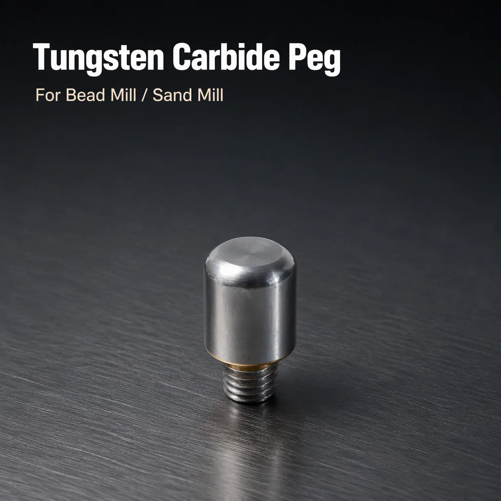 ZZST Tungsten Carbide Peg for Bead Mill / Sand Mill Carbide Rod Pin Cemented Carbide Peg