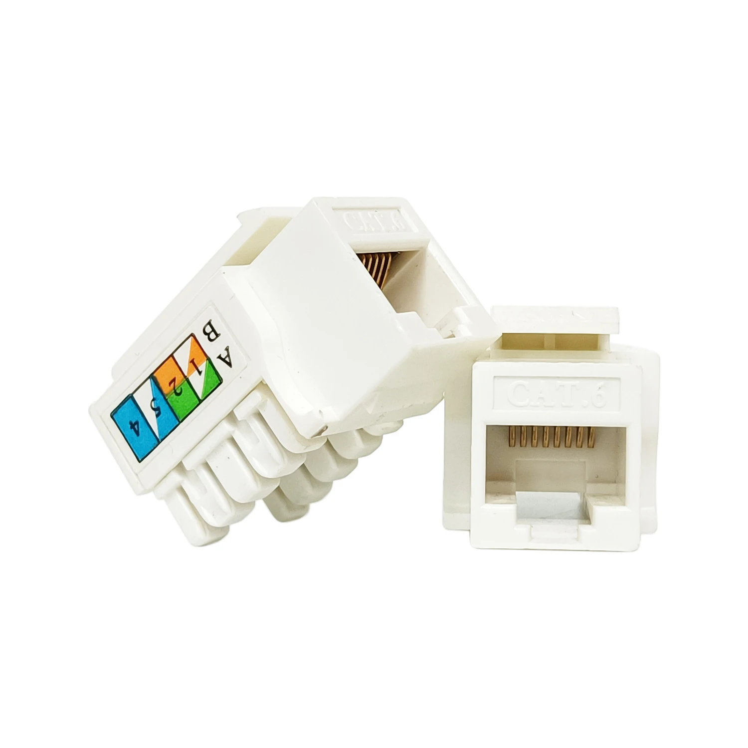 Adattatore con attacco keystone per Bticino Matix FAEG FG12414, Bianco