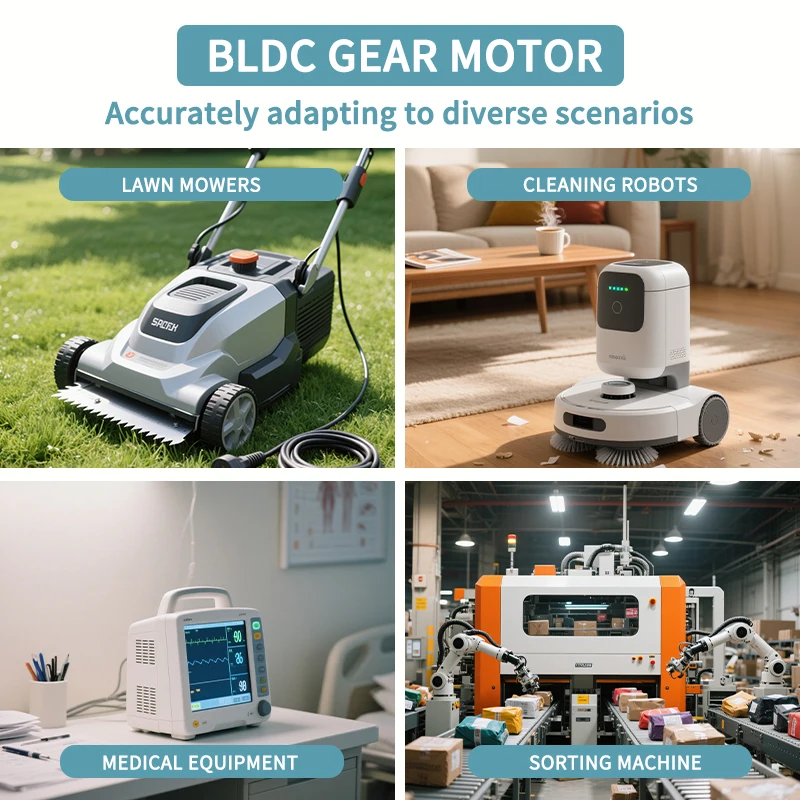 Shen Zhen TTMOTOR 24V 500ppr Encoder 5000rpm Electric Gear Motor Used in Medical Products 12V Brushless Geared Dc Motor