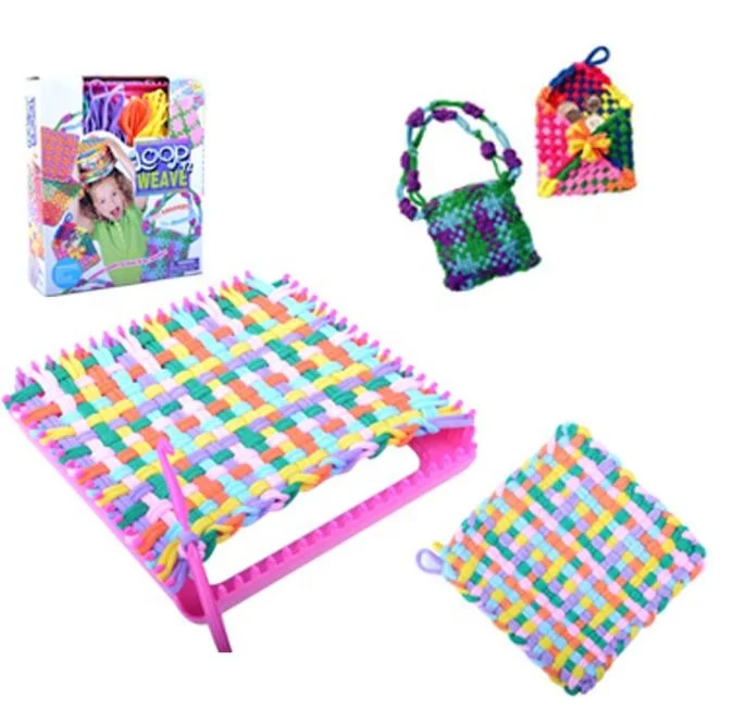 PREBOX Weaving Loom Kit Toys for Kids and Adults, Potholder Loops