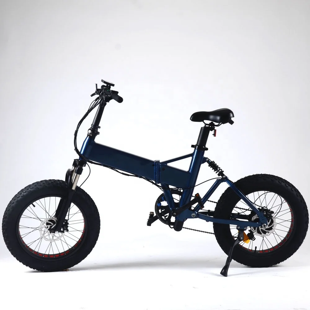 AWD Shimrno Kit Electric Fat Bike Powerful Brushless Motor 7 Speeds Aluminum Alloy Frame Folding Design Lithium Battery Power