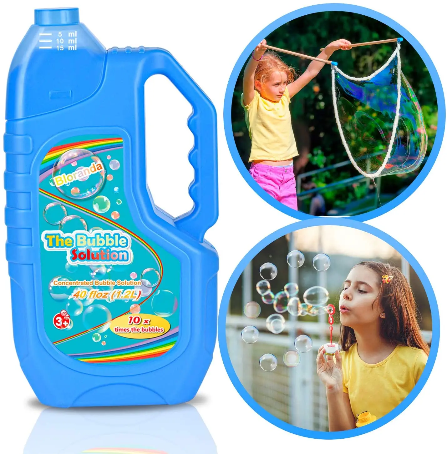 bubble solution refill concentrated giant bubble liquid 40 ounce